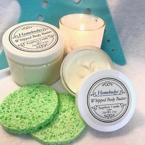 Whipped Body Butter Raspberry Vanilla Organic 2oz